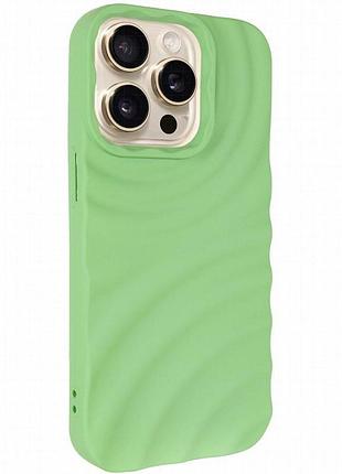 Чехол tpu monowave для apple iphone 14 pro max (6.7") light green