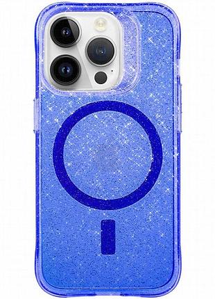 Чехол tpu radiance with magnetic fit для apple iphone 15 pro max (6.7") blue