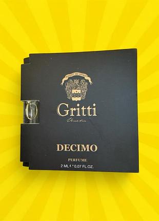 Gritti decimo – парфуми унісекс (пробник)