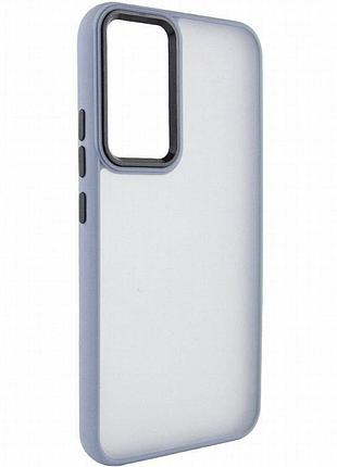 Чехол tpu+pc lyon frosted для samsung galaxy s26 ultra sierra blue