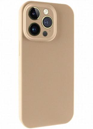Чехол silk full camera protective (aa) no logo для apple iphone 13 pro (6.1") бежевый / desert gold