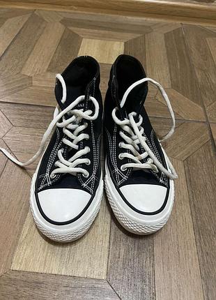 Кеди унісекс converse chuck taylor all star чорні