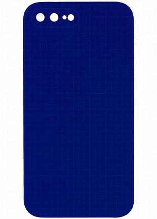 Чехол silk square full camera protective (aa) no logo для apple iphone 7 plus/8 plus (5.5") синий / deep navy