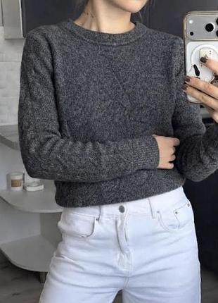 Меланжевый джемпер 100% кашемир h&amp;m