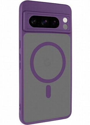 Чехол tpu bloom with magnetic fit для google pixel 8 pro purple