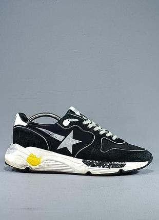 Golden goose deluxe brand (ggdb) running sole 
«black lycra/silver star