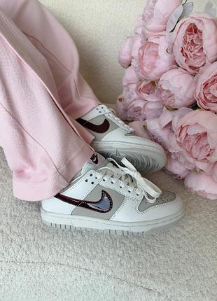 Nike dunk summit white plum chalk 4
