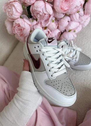 Nike dunk summit white plum chalk 8
