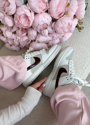 Nike dunk summit white plum chalk 5