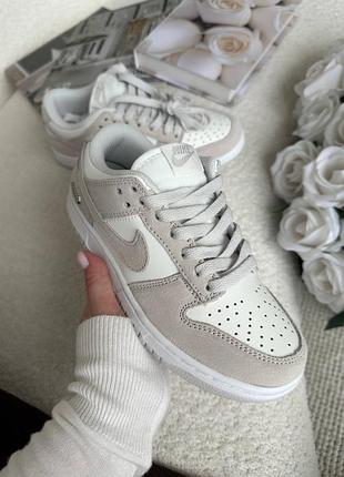 Nike dunk low sail white grey 4