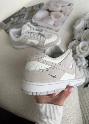 Nike dunk low sail white grey 8