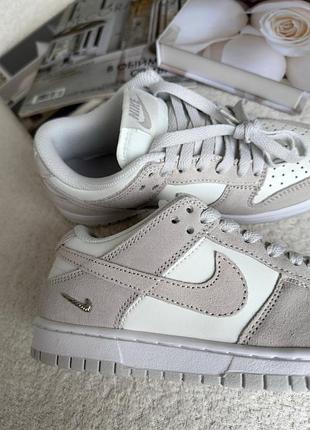 Nike dunk low sail white grey 7