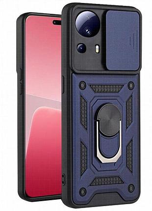 Чехол ummi camshield serge ring для xiaomi 13 lite синий / navy