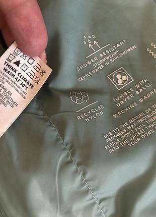 Нова пухова куртка m&s р.8/s 9