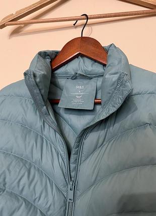 Нова пухова куртка m&s р.8/s 6