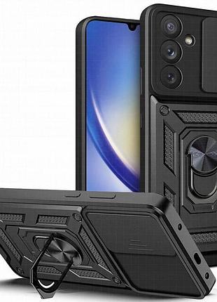Чехол ummi camshield serge ring для samsung galaxy s25 fe черный / black