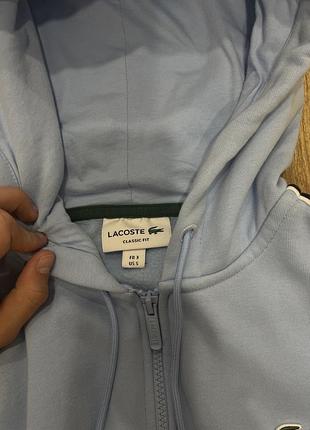 Кофта чоловіча lacoste блакитна, розмір s/m 3