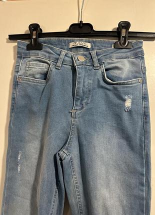 Джинси для жіночі df jeans anna ankle supper skinny блакитні w22
