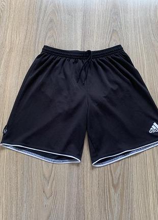 Мужские черные спортивные тренировочные шорты adidas climalite