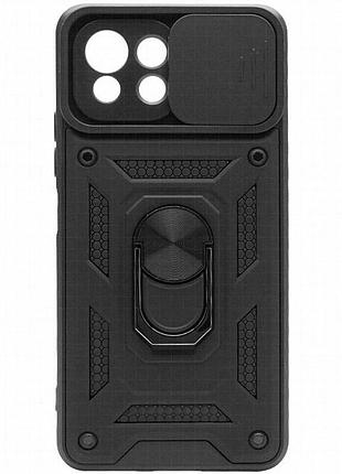 Чехол ummi camshield serge ring для xiaomi mi 11 lite черный / black