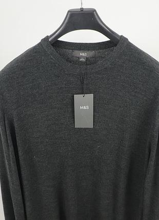 Чоловічий светр m&s silver 2