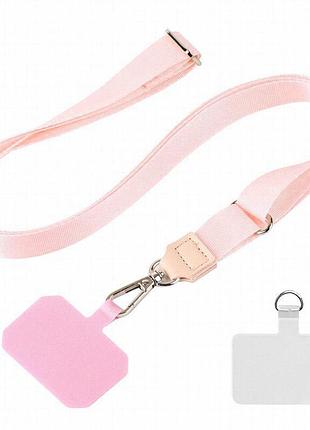 Шнурок широкий (2см) 140см pink