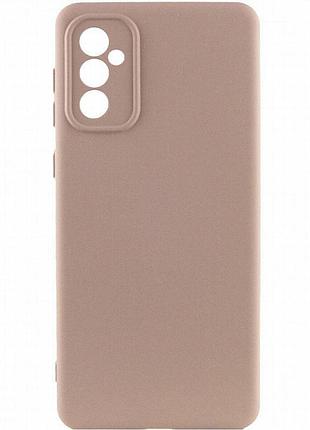 Чехол tpu getman liquid silk full camera для samsung galaxy a56 5g розовый / pink sand