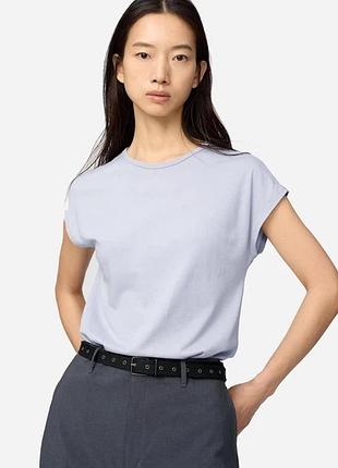 Жіноча футболка оверсайз uniqlo drape t-shirt