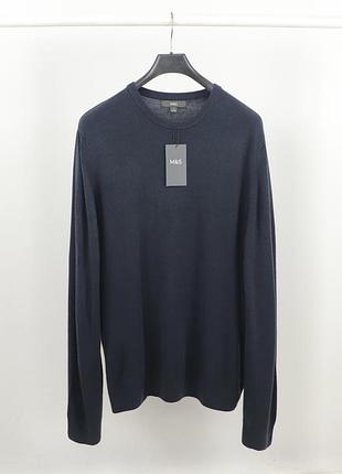 Чоловічий светр m&s navy blue