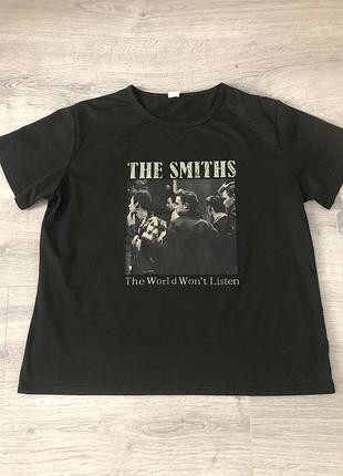 Чоловіча футболка the smiths чорна, розмір 2xl