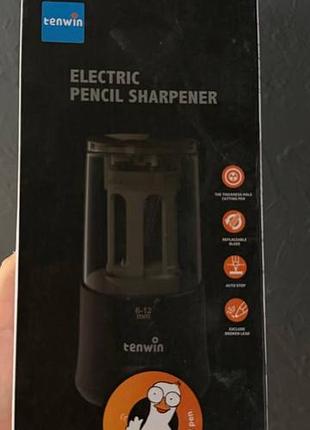 Электрическая точилка для карандашей tenwin tw8038 (артикул tw8038de / tw8038-1)