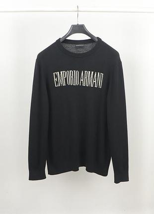 Чоловічий вовняний светр emporio armani