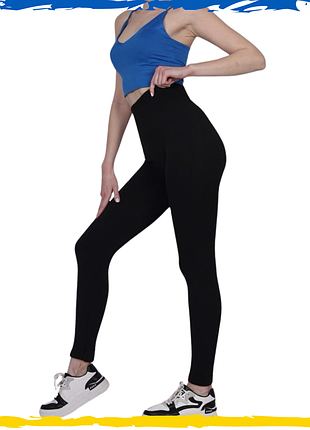 Лосины женские черные. лосины легкие. леггинсы женские s/m, l/xl