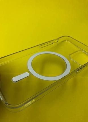 Чохол накладка magsafe clear case iphone 12, 12 pro, max, mini 🌟 original, полікарбонат7 фото