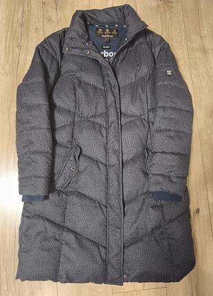 Куртка жіноча зимова barbour сіра
