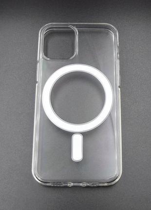 Чохол накладка magsafe clear case iphone 12, 12 pro, max, mini 🌟 original, полікарбонат8 фото