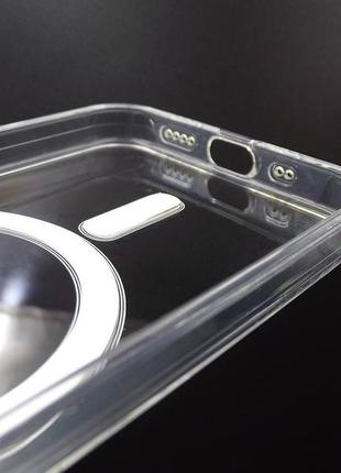 Чохол накладка magsafe clear case iphone 12, 12 pro, max, mini 🌟 original, полікарбонат5 фото