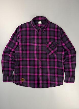 Сорочка nike 6.0 flannel shirt фланелева в клітинку l скейтбординг