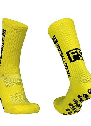 Футбольные тренировочные носки footballsocks желтые, размер 39-44