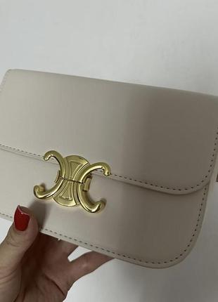 Сумка жіноча celine бежева