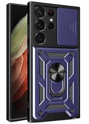 Чехол ummi camshield serge ring для samsung galaxy s25 ultra синий / navy