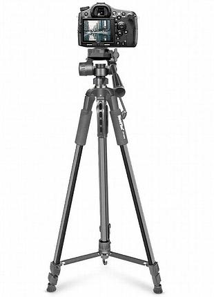 Штатив neepho np-8840 для съемки 66-170см с разборным держателем в чехле black
