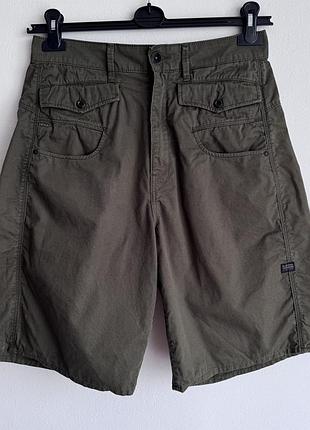Крутезні жіночі шорти g-star raw (розмір 26 / s-m) хакі