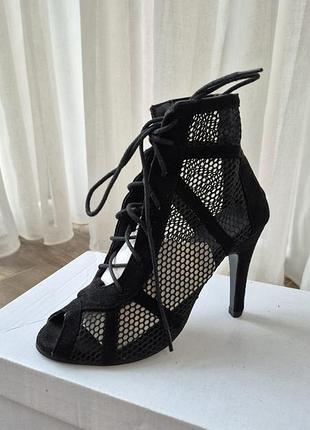 Туфлі жіночі high heels чорні, розмір 37, висота підборів 9см