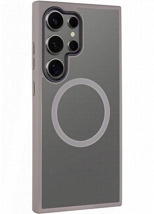 Чехол ummi colorful with magnetic fit для samsung galaxy s26 ultra серый / grey
