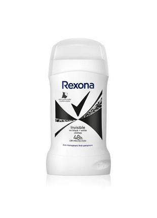 Антиперспирант-стик "невидимый на черном и белом" rexona antiperspirant stick, 40 мл