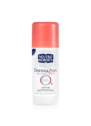 Дезодорант-стик с 48-часовым эффектом neutro roberts dermazero, 40 мл