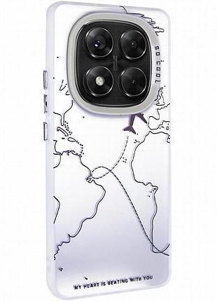 Чехол tpu+pc so cool для xiaomi redmi note 14 pro 4g my heart