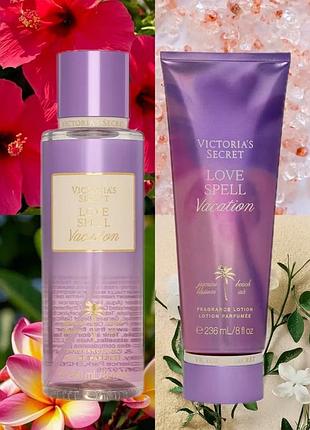 Парфумований лосьйон або спрей для тіла victoria’s secret✨  💞love spell vacation