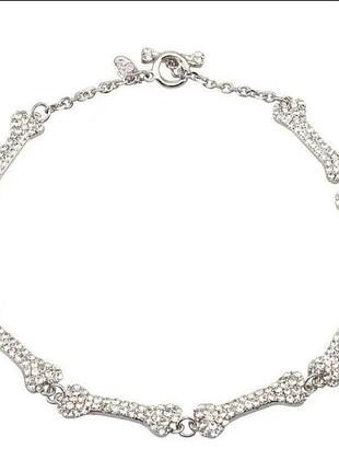 Чокер vivienne westwood bone з кришталевим паве